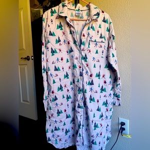 Lands End flannel nightgown